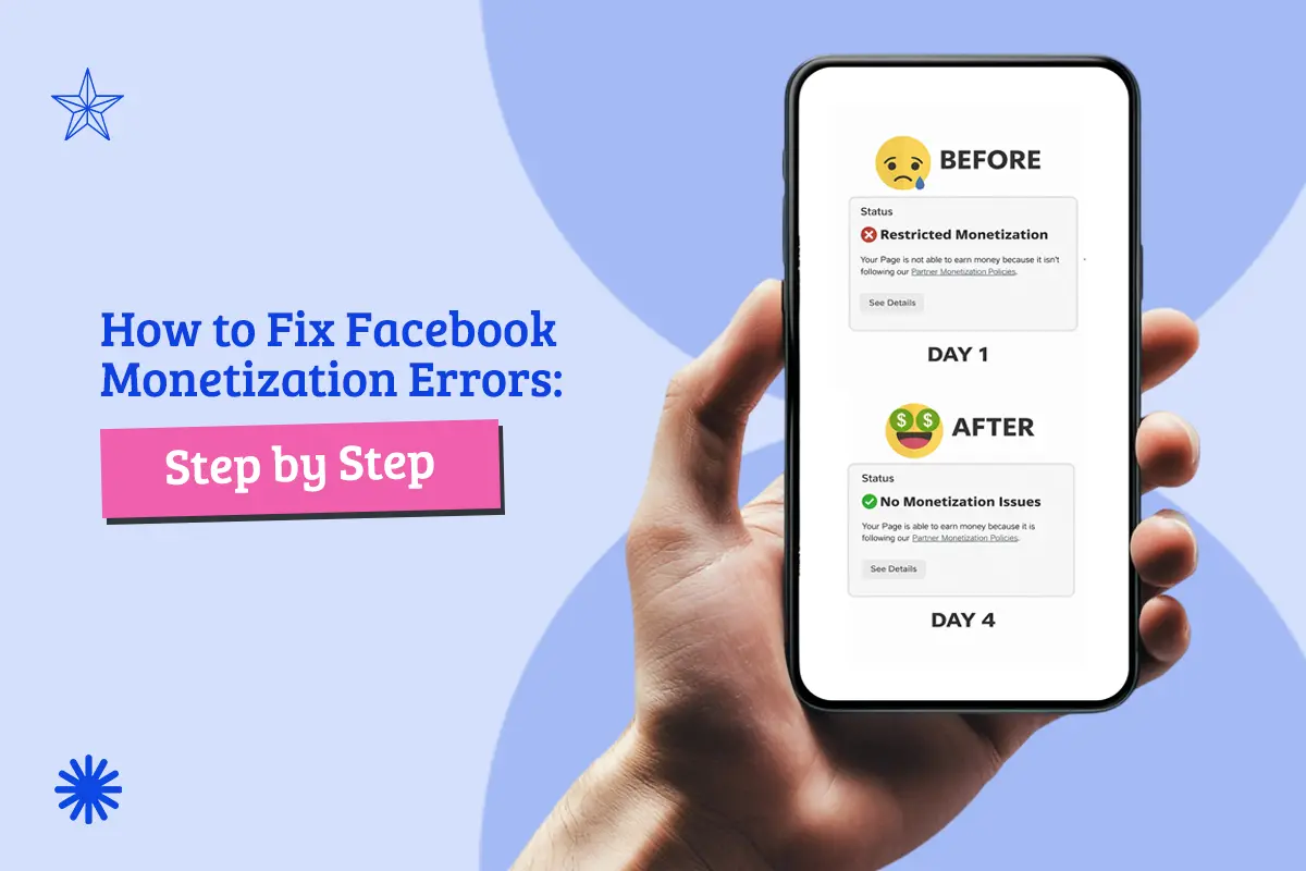 How To Fix Facebook Monetization Errors Step By Step