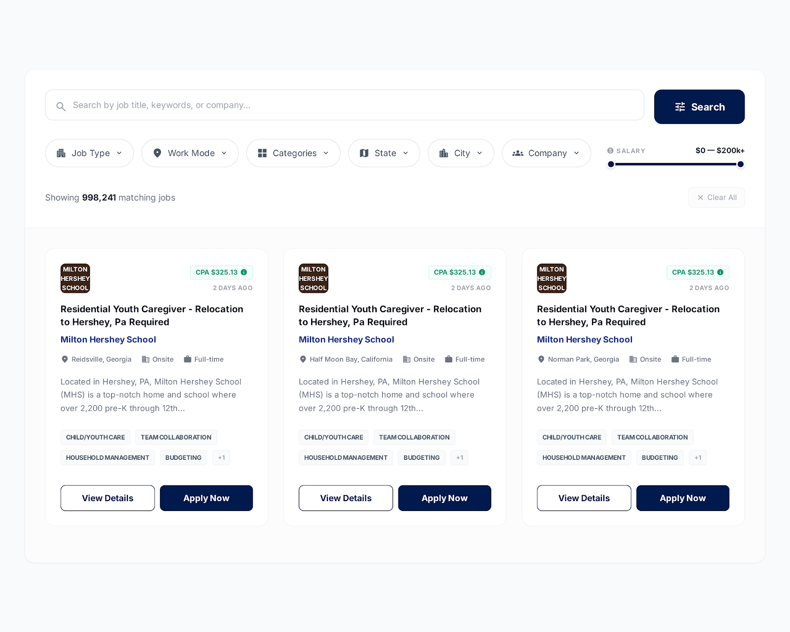 Job Monetizer — job listings on your site