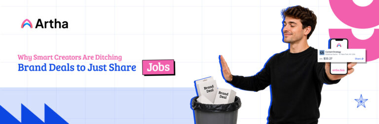 Why Smart Creators Are Ditching Brand Deals to Just Share Jobs